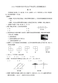 2024年吉林省长春市九年级中考一模数学试题