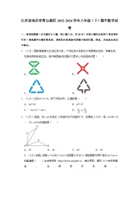 江西省南昌市青山湖区2023-2024学年八年级下学期期中考试数学试卷