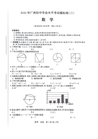 2024年广西壮族自治区河池市中考三模数学试题