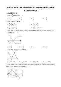 2024年甘肃省金昌市金川区双湾中学联片教研中考三模数学试题