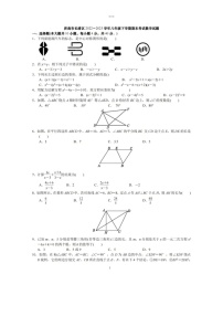 2023.7济南市长清区八年级下数学期末试卷（含答案）