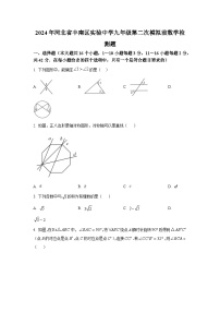 2024年河北省唐山市丰南区实验中学九年级第二次模拟前数学检测题