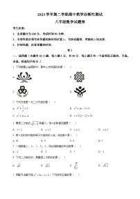 浙江省温州市苍南县2023-2024学年八年级下学期期中数学试题（原卷版+解析版）