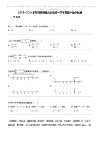 2023_2024学年河南南阳内乡县初一下学期期中数学试卷