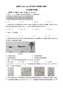 吉林省长春市榆树市2023-2024学年九年级下学期期中数学试题