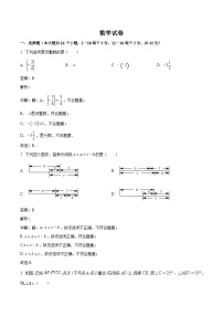 河北省衡水桃城中学2023届九年级下学期中考模拟数学试卷(含解析)