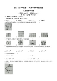 辽宁省营口市盖州市2023-2024学年九年级下学期期中数学试题(无答案)