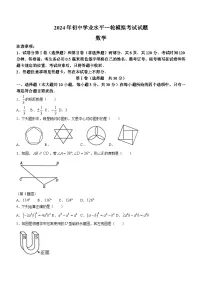 2024年山东省临沂市沂南县九年级下学期数学中考一模试题(含答案)