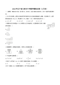 2024年辽宁省大连市中考数学模拟试卷（4月份）（含详细答案解析）