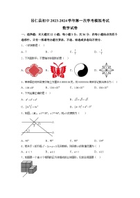 2024年西藏自治区日喀则市昂仁县中考一模数学试题（含解析）