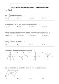 2023_2024学年吉林长春九台区初二下学期期中数学试卷