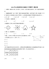 2024年山东省青岛市高新区中考数学三模试卷（含解析）