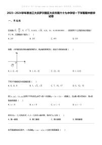 2023_2024学年黑龙江大庆萨尔图区大庆市第六十九中学初一下学期期中数学试卷