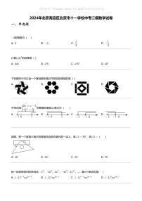 2024年北京海淀区北京市十一学校中考二模数学试卷