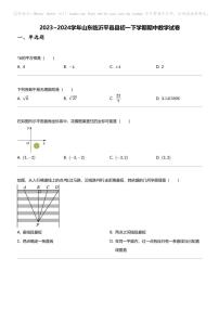 2023_2024学年山东临沂平邑县初一下学期期中数学试卷