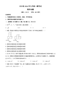 2024年河南省南阳市内乡县九年级数学中考一模试题