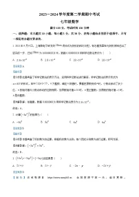 广东省茂名市电白区2023-2024学年七年级下学期期中数学试题