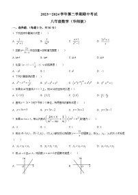 河南省开封市通许县2023-2024学年八年级下学期期中数学试题