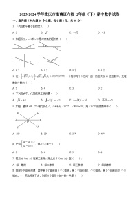 重庆市潼南区六校2023-2024学年七年级下学期期中数学试题