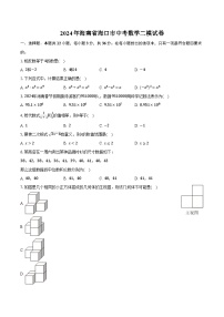 2024年海南省海口市中考数学二模试卷（含解析）