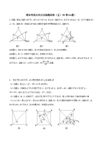 北师大版八年级数学下册期末考试点对点压轴题训练(五)(B卷26题)(原卷版+解析)