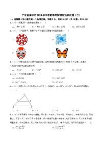 广东省深圳市2024年中考数学考前模拟预测试题（二）