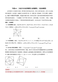 中考数学专题练习09 三角形中的重要模型-弦图模型、勾股树模型