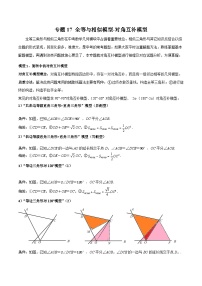 中考数学专题练习17 全等与相似模型-对角互补模型