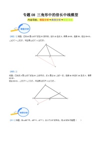 专题08 三角形中的倍长中线模型-中考数学几何模型（重点专练）