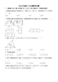 2024年陕西省西安高新第一中学中考五模数学试题（原卷版+解析版）