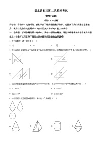2024年山东省济宁市泗水县中考二模数学试题（原卷版+解析版）