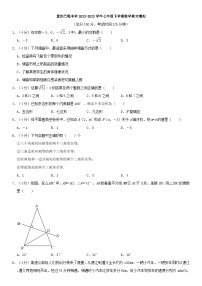 重庆巴蜀中学2022-2023学年七年级下学期数学期末模拟试题