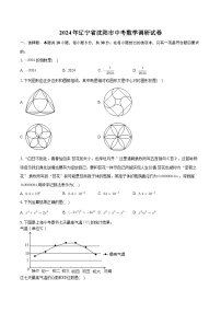 2024年辽宁省沈阳市中考数学调研试卷（二模）