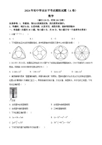 2024年山东省临沂市罗庄区九年级中考二模数学试题（原卷版+解析版）