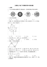 2023—2024学年人教版数学七年级下册期中训练试题