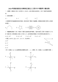 2024年陕西省西安市碑林区西北工大附中中考数学六模试卷（含详细答案解析）