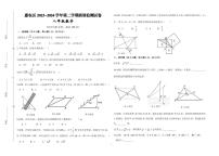 25，宁夏回族自治区石嘴山市惠农区2023-2024学年八年级下学期期中质量监测数学试题