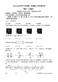 30，河北省石家庄市平山县外国语中学2023-2024学年七年级下学期月考数学试题(无答案)