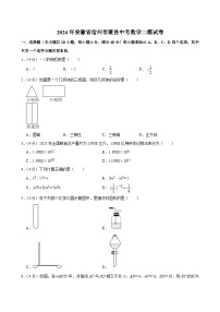 2024年安徽省宿州市萧县中考数学二模试卷