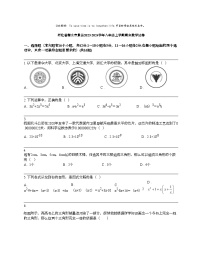 河北省衡水市景县2023-2024学年八年级上学期期末数学试卷