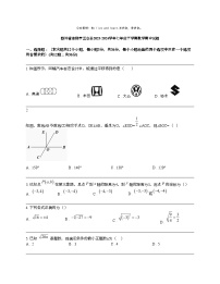 四川省绵阳市三台县2023-2024学年七年级下学期数学期中试题