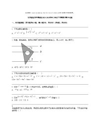 江西省抚州市南城县2023-2024学年七年级下学期数学期中试题