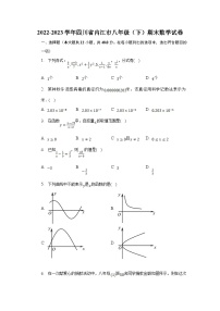 四川省内江市2022-2023学年八年级下学期期末测评数学试卷