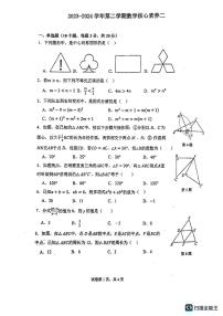 广东省佛山市三水区2023-2024学年八年级下学期6月月考数学试题