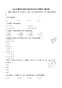 2024年黑龙江省哈尔滨市松北区中考数学二模试卷（含解析）