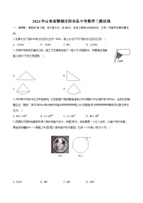 2024年山东省聊城市阳谷县中考数学二模试卷（含解析）