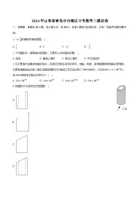2024年山东省青岛市市南区中考数学三模试卷（含解析）