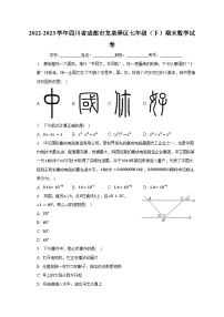 四川省成都市龙泉驿区2022-2023学年七年级下学期期末数学试卷