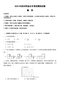 湖南省益阳市沅江市2024年两校中考三模数学试卷(含答案)