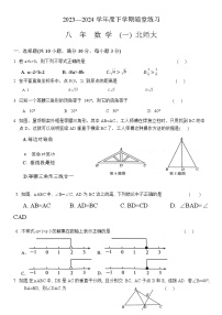 辽宁省铁岭市开原市2023-2024学年八年级下学期4月月考数学试卷(含答案)